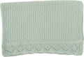 Baby Knit Blanket, 100% Cotton Waffle Patterns, Soft, Cozy, Lightweight Swaddle for Newborn & Infant Swaddling Beige Neutral, Perfect Baby Shower Ideas Sage Green 30x40