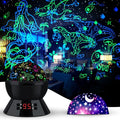Dinosaur Night Light Projector for Kids Toys for Boys Room, 360 Degree Rotation with 17 Colors Dino Projection Light for Toddler Nightlight Lamp Christmas Gifts Dinosaur Toys for Kids 3-5
