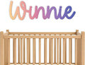 Wooden name sign (Ombré) - Personalized wood letters for girl, Baby name sign, Custom name sign nursery, Toddler girl room decor, Home decor
