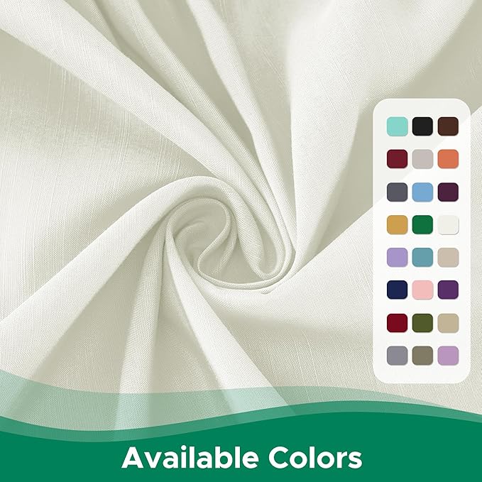 Biscaynebay Wrap Around Bed Skirts for King & Cal King Beds Short Drop of 12", Ivory Adjustable Elastic Dust Ruffles Easy Fit Wrinkle Resistant Silky Luxurious Fabric Machine Washable