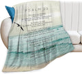 Christian Bible Psalm 23 Throw Blanket - Religious Verse Gifts and Decor for Girls, Women, Men, Kids, Adults - Soft Warm Cozy Fleece for Couch, Sofa, Bed 80"x60"