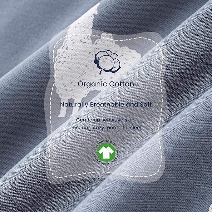 Unisex Sleeping Bag for Babies and Toddlers 1.0 Tog Sleep Sack 18-36 Months, Newborn Sleep Sack, Wearable Blanket Baby, Sleep Sack with Sleeves, Gifts for Baby