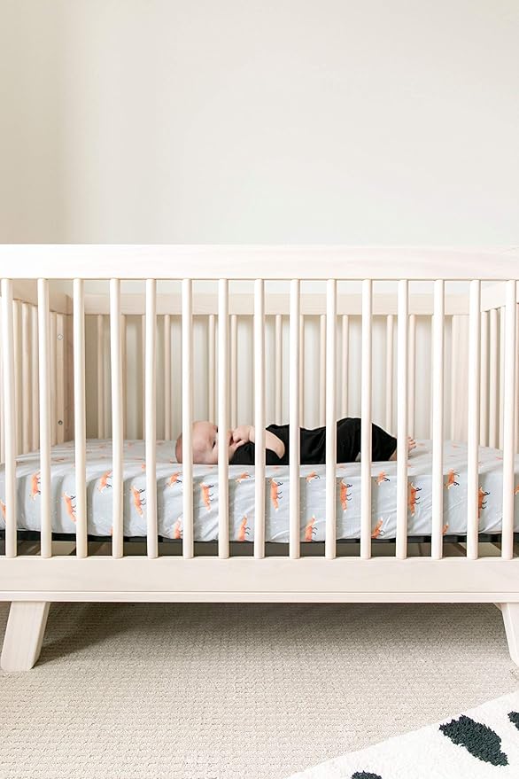Premium Fitted Knit Crib Sheet/Toddler Sheet Copper by Copper Pearl