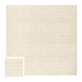Lillefolk Baby Play Mat for Floor – 8x8ft Beige | Soft Non Toxic Premium EVA Foam Tiles for Tummy Time, Crawling & Playroom – Waterproof for Hard Floors Mat for Babies & Toddlers (16 Tiles)