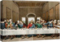 SIGNWIN Framed Canvas Wall Art The Last Supper Painting by Leonardo da Vinci Graffiti & Street Art Famous People Pop Art Modern Urban Multicolor for Living Room, Bedroom, Office - 16x24 inches