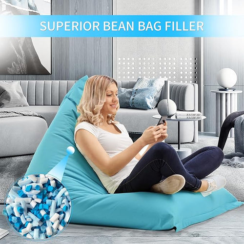 30LBS Shredded Memory Foam Filling Bean Bag Filler, Added Gel Particles Comfortable and Soft,Very Suitable for Filling Bean Bags, Pillows,Dog beds, Couch Cushion