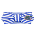 Creative Knitwear Florida Gators Infant Girls Royal/White Striped Hair Knot Headband Embroidered Logo - Size Newborn - 4T