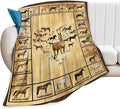 Horse Blanket Throws Horse Gifts Horses Throw Blanket for Girls Boys Kids Adults Soft Warm Cozy Fleece Blanket for Couch Sofa Bed 80"x60"