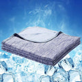 LUXEAR Cooling Blanket for Hot Sleepers Night Sweats Japanese Q-Max>0.5 Arc-Chill Cooling Fiber Keep Adults/Children Cool Twin Size Cool Summer Blanket 59 X 79in Soft Breathable All-Season-Blue