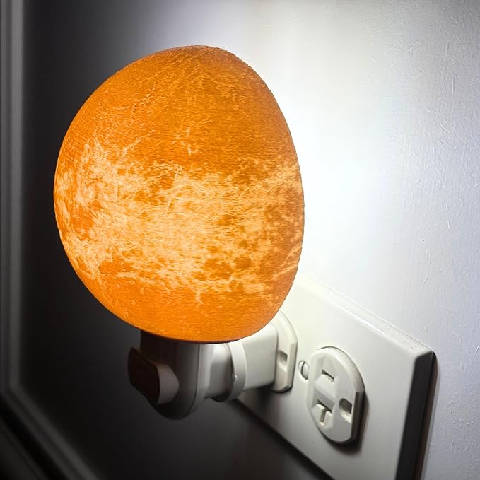 Moon Night Lights | Night Lamp LED Light | 3D Solar System NightLight, Planet Home Décor, Space Nursery, Kids Room, Space Gift, Birthday Gifts, Bedroom Decorations (Venus, 5 Inch)