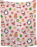 Christmas Blanket for Boys Girls - Christmas Decor for Couch/Bed/Living Room - Ultra Soft Blanket Home Decor for All Seasons,90"x120"-Familys/King Size