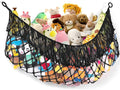 Stuffed Animal Hammock - Extra Large 63'' Long, Stuffed Animal Storage, stuffed animal Holder net, Toy Hammock Large, Toy Storage Hanging Organizer - Black