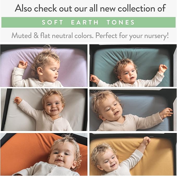 Bassinet Fitted Sheets for Dream on Me Traveler Portable Bassinet & Bedside Sleeper Skylar, Lotus, Seashell – Snuggly Soft 100% Jersey Cotton – 2 Pack