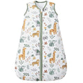 Baby Sleep Sack 0-6 Months, 2.5 TOG Cotton Winter Baby Wearable Blanket with 2-Way Zipper, Warm Soft Sleeping Bag for Newborn Infant Boy Girl, Small Giraffe
