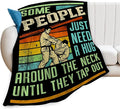 Wrestling Fleece Blanket Sports Wrestle Throw Blankets for Girls Boys Super Soft Warm Flannel Vintage Throws Gifts for Men Women Cozy Fuzzy Plush Stuffed Couch Bed Bedding Decor 60"x50"