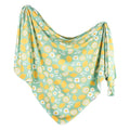 Copper Pearl Baby Swaddle Blanket - Premium Knit Baby Blanket, Large Soft Stretchy Receiving Blankets for Baby Boy and Girl, Swaddles for Newborn, Infant, and Toddler (Lemon)