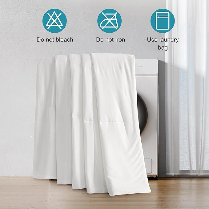 NTBAY Cooling Blanket Twin, 68x90 Inches - Lightweight Summer Bed Blanket for Hot Sleepers, Japanese Double-Sided Q-Max 0.45 Cooling Fabric, White