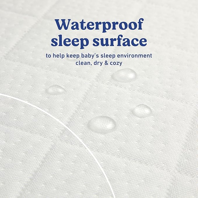 Graco Ultra Dual-Sided Crib Mattress & Protector Value Bundle (2-Pack) – Includes GREENGUARD Gold Certified Crib Mattress, GREENGUARD Gold Certified Waterproof Protector