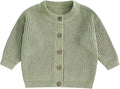 Newborn Baby Boy Girl Knit Sweater Cardigan Winter Warm Button Down Sweatshirt Top Outfit Cute Infant Fall Clothes