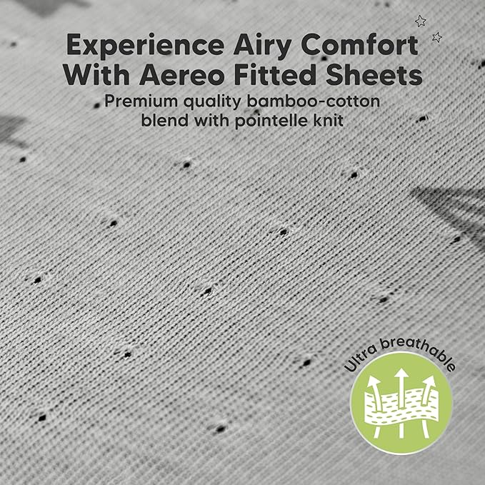 KeaBabies 2-Pack Fitted Crib Sheets for Boys, Girls, Baby - Soft Bamboo Viscose Cotton, 52x28 Standard Crib Mattress Sheets, Toddler Bed Mattress Cover, Gender Neutral, Breathable, Durable (Rose)