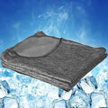 Cooling Blanket for Hot Sleepers Night Sweats Queen Size Cool Summer Blanket 79 X 86in Japanese Q-Max>0.5 Arc-Chill Cooling Fiber Keep Adults/Children Cool All Night Soft Breathable All-Season-Black