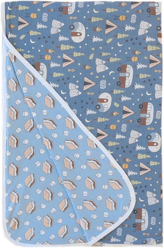 Copper Pearl Bridger Jumbo 3-Layer Quilt: Soft, Breathable Baby Blanket for Toddlers & Newborns | Cozy, Premium Polyester/Rayon | 46x46