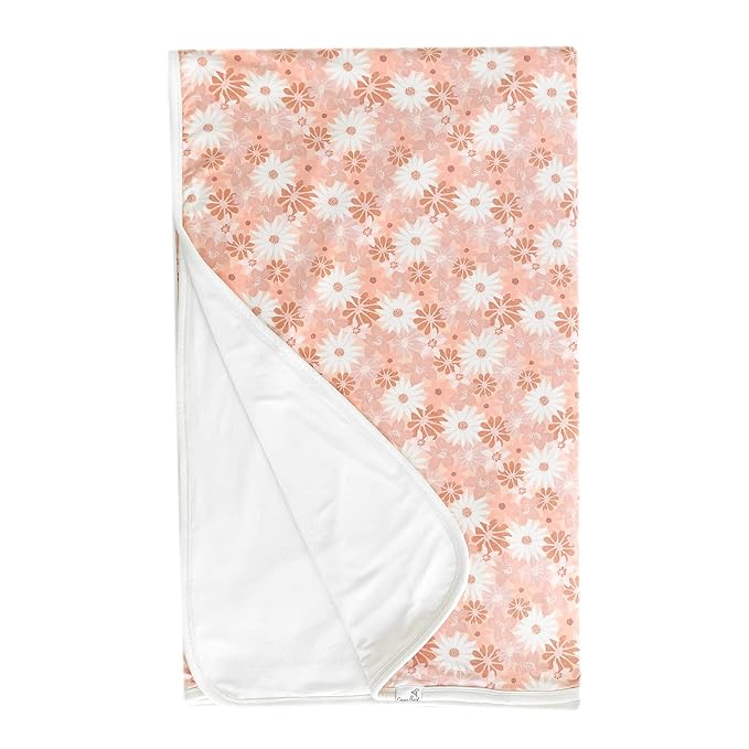 Copper Pearl Jumbo 3-Layer Quilt: Soft Quilts for Boys & Girls | Breathable, Cozy Toddler Blanket | Newborn Quilt | 46x46 Premium Polyester/Rayon | Penny