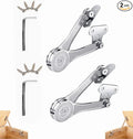 Toy Box Hinges Soft Close - Lid Support Hinges for Wooden Box Toy Chest Bench Trunk, Soft Close Hinges Heavy Duty & Adjustable 50lb/2pcs (Hingex)