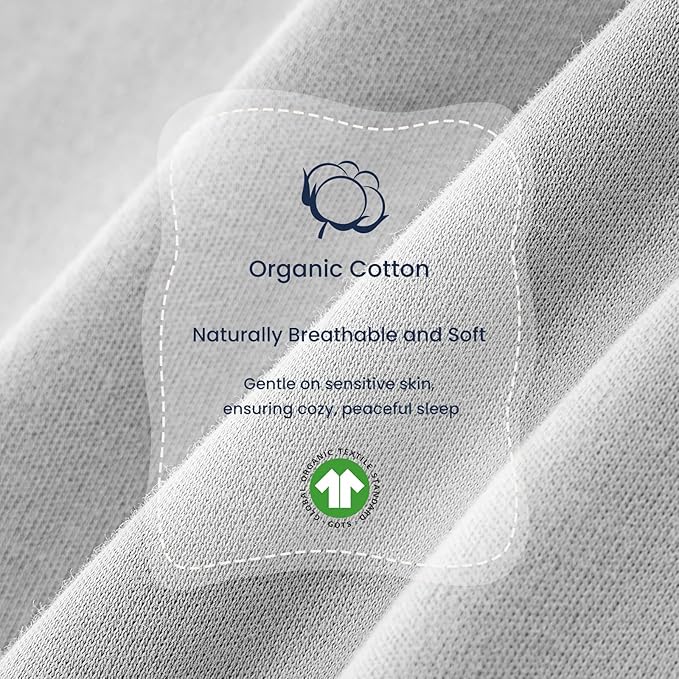 Unisex Sleeping Bag for Babies and Toddlers 1.0 Tog Sleep Sack 0-6 Months, Newborn Sleep Sack, Wearable Blanket Baby, One Piece Long Sleeves, Gifts for Baby
