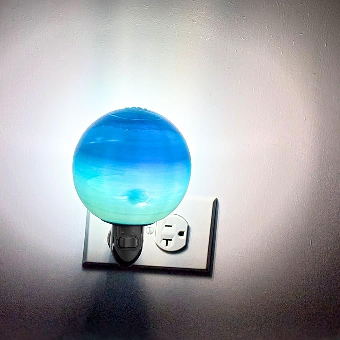 Neptune Night Lights | 4" Neptune Night Lamp LED Light | 3D Solar System NightLight, Planet Home Décor, Space Nursery, Kids Room, Space Gift, Birthday Gifts, Bedroom Decorations