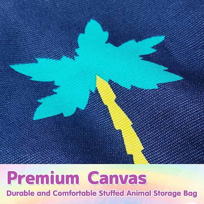 Jorbest Stuffed Animal Storage Bean Bag Chair Cover for Kids Adults, Dinosaur Stuffed Animal Bean Bag Storage, Dinosaur Storage Bag - Cover ONLY(200 L/52 Gal)