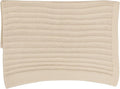 Baby Knit Blanket, 100% Cotton Ribble Patterns, Soft, Cozy, Lightweight Swaddle for Newborn & Infant Swaddling Beige Neutral, Perfect Baby Shower Ideas Beige 30x40