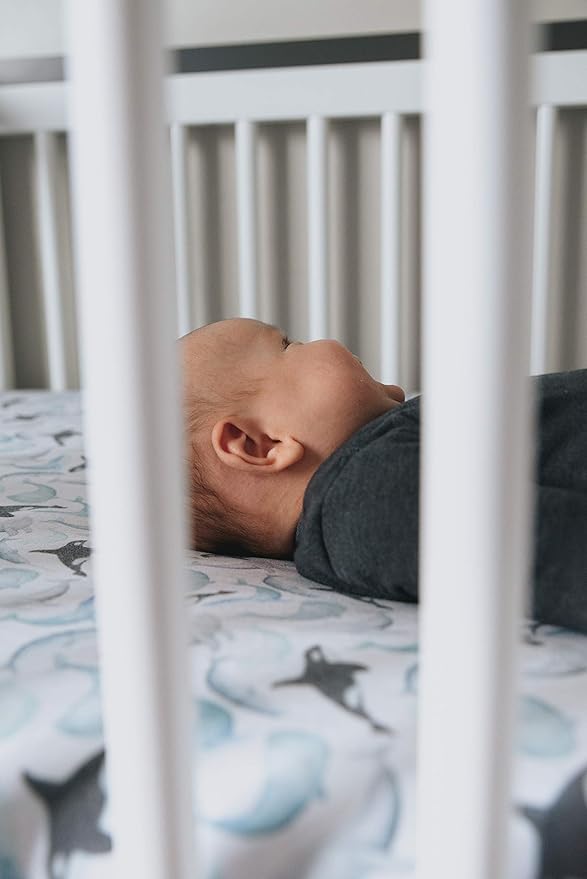 Premium Fitted Knit Crib Sheet/Toddler Sheet Kai by Copper Pearl