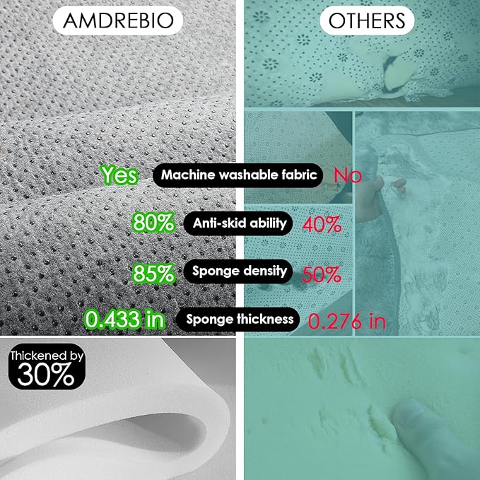 Amdrebio Sage Green Round Rug 4Ft for Bedroom Aesthetic, Fluffy Furry Circle Rugs for Nursery, Classroom, Teen Boys, Baby Kids Room Decor, Cute Shaggy Area Rug for Dorm, Fuzzy Plush Light Mint Carpet