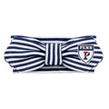 Creative Knitwear Pennsylvania Quakers Infant Girls Navy/White Striped Hair Knot Headband Embroidered Logo - Size Newborn - 4T