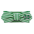 Creative Knitwear Marshall Thundering Herd Infant Girls Kelly/White Striped Hair Knot Headband Embroidered Logo - Size Newborn - 4T