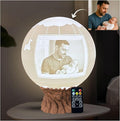 It’s a Boy Moon Lamp – Personalized Baby Boy Night Light with Custom Text & Photo | Newborn Gift, Nursery Decor, Baby Shower, Gift for for New Moms & Dads, Custom Birth Announcement Moon Light