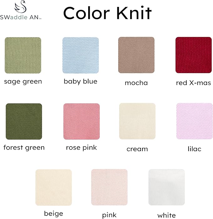 Ruffle Knit Blanket for Baby - 100% Luxury Soft Cotton Knit Warm Cozy Cuddle Stroller Crib Blanket for Newborns, Infants, & Toddlers (Forest Green)