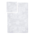 PopsyKosy Premium Baby Floor Play Mat - Thick & Cushioned 0.5 inch Playroom Foam Mat, Non-Toxic Odorless - 6 Tiles - Spacious 6x4 ft. - Stylish & Large, Waterproof for Kids & Toddlers - Lavender Gray