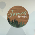 Chico Creek Signs Custom Nursery Sign, Woodland Theme Nursery Name Sign for Nursery Decor, Wall Art for Kids Room, Nursery Decor For Boys Room, Baby Shower Gifts, Newborn Gift (10""), Green