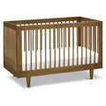 DaVinci Marley 3-in-1 Convertible Crib in Walnut, Greenguard Gold and FSC® Certified