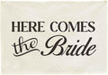 Bachelorette Party Wall Decor Canvas Banner for Bridal Shower Gift-Bride Welcome Decoration,Wedding Decoration Accessories Hanging Rectangular Flag Poster Wall Art,Here Comes the Bride 28.5" L x 20" W