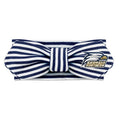 Creative Knitwear Georgia Southern Eagles Infant Girls Navy/White Striped Hair Knot Headband Embroidered Logo - Size Newborn - 4T