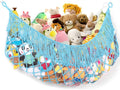 Stuffed Animal Hammock - Extra Large 63'' Long, Stuffed Animal Storage, stuffed animal Holder net, Toy Hammock Large, Toy Storage Hanging Organizer - Blue