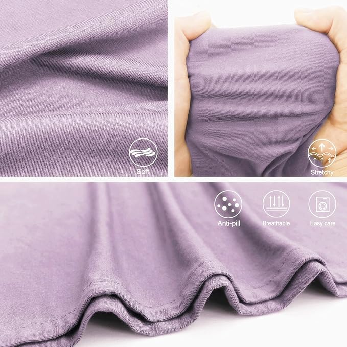 Newborn Swaddle Blanket with Hat Set Baby Swaddle Set Hospital Receiving Blankets for Girls Boys(Mauve)