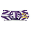 Creative Knitwear LSU Tigers Infant Girls Purple/White Striped Hair Knot Headband Embroidered Logo - Size Newborn - 4T