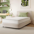 Novilla Queen Mattress, 8 Inch Queen Size Mattresses in a Box with Smarts™ Coil for Pressure Relief, Medium Plush Foam and Spring Hybrid Colchones with CertiPUR-US Certified for Kids