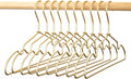 12.6" Matte Gold Metal Kids Baby Hangers, 30Pack, Non Slip, Suit for Coated Wire Children Clothes Hangers Closet Storage, Retail Display Space Saving for Toddler Coats Infant Hangers