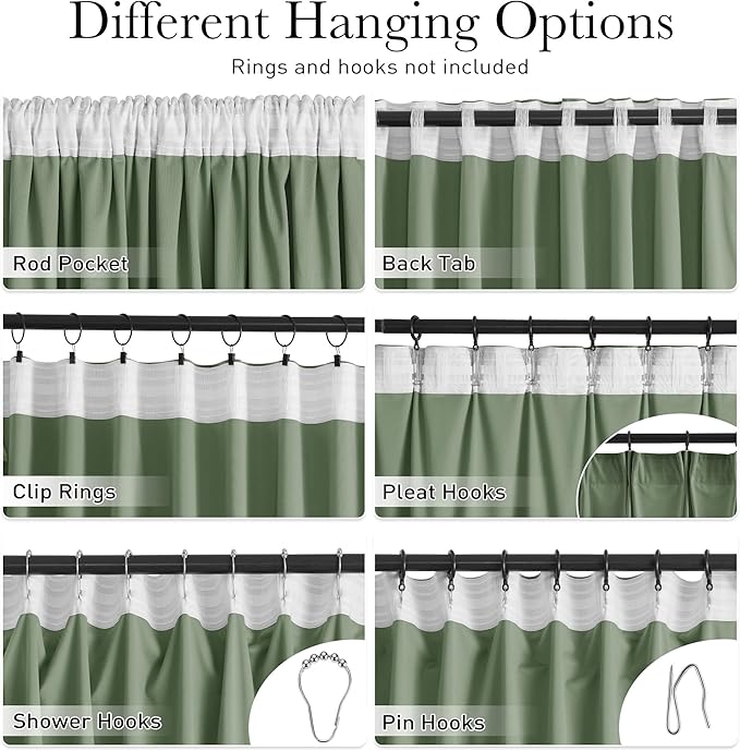 StangH Retro Green Velvet Curtains Room Darkening, 52x108 Inches, Super Soft Velvet Drapes with Rod Pocket Back Tab, Thermal Insulated Window Treatment for Bedroom, Living Room, 2 Panels