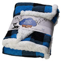 Ultra Soft Sherpa Fleece Plaid Baby Blanket | Cozy, Plush Throw Blanket for Kids | Reversible Plaid | Washable | Wide Size for Extra for Warmth & Comfort | Cute